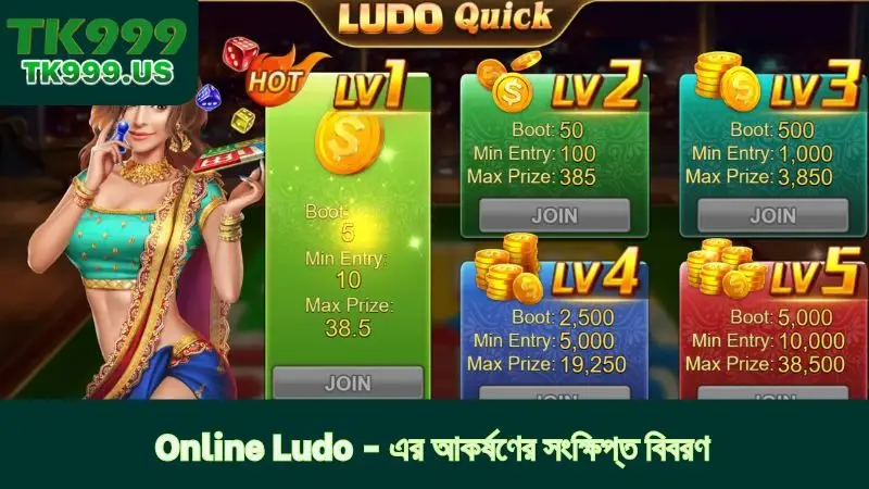 Online Ludo - এর আকর্ষণের সংক্ষিপ্ত বিবরণ